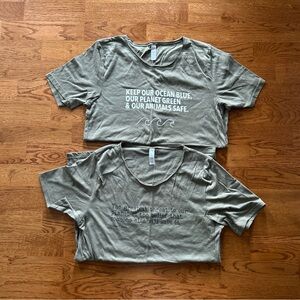 2 wholesome culture environmental graphic tee t shirt short sleeve army green